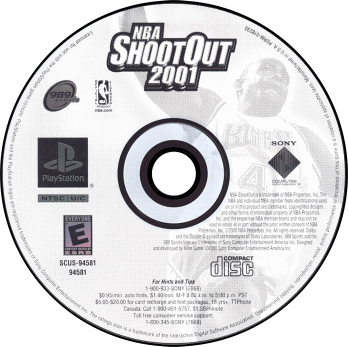 NBA ShootOut 2001 media 7 for Playstation